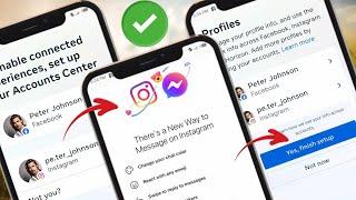 How to Connect Messenger to Instagram 2024 | Instagram Messenger Update