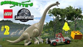 #2 LEGO Jurassic World, Jurassic Park Level 2 (Welcome to Jurassic Park) story mode walkthrough