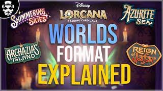 Disney Lorcana Worlds Format EXPLAINED | Sealed | Triple Deck
