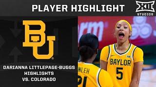 Darianna Littlepage-Buggs Double-Double Performance vs. Colorado