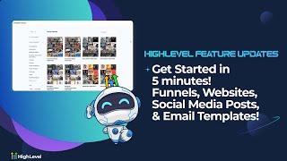 Get Started in 5 minutes!    Funnels, Websites, Social Media Posts, & Email Templates!