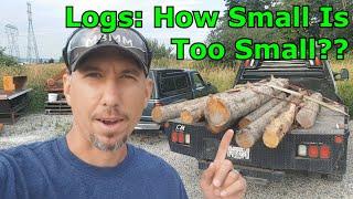 Logs: How Small Is Too Small??