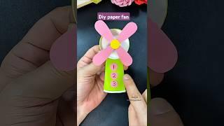 ️ fan with paper cup #diy #diyfan #handmade #easycraft