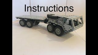 LEGO Technic Oshkosh LVS MK48/14 and MK48/15A1 Instructions