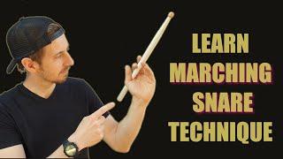 How to Play Marching Snare Drum, Learn how to hold your sticks