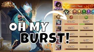 EORIN TEST DAY - PURE BURST DAMAGE! [FURRY HIPPO AFK ARENA]