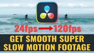 How To Get SMOOTH SLOW MOTION In DaVinci Resolve FAST (No Plugins)