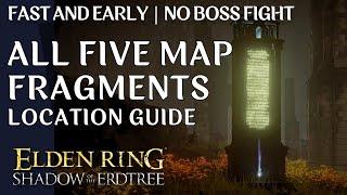 How to collect all Map Fragment Locations in Elden Ring DLC without any Boss Fights