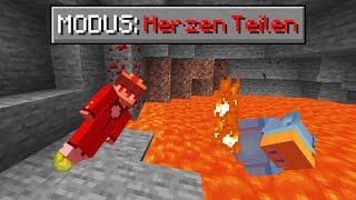 Minecraft, aber WIR TEILEN UNSERE HERZEN!