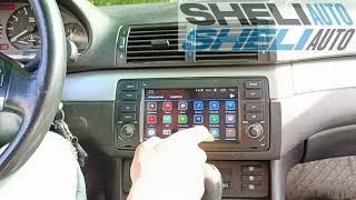 Установка и обзор штатной магнитолы на базе Android от компании SHELI AUTO для BMW E46