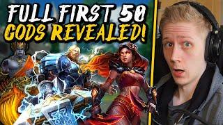 FULL FIRST 50 GODS REVEALED FOR SMITE 2!