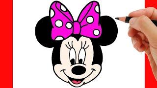 COMO DIBUJAR MINNIE MOUSE