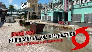 Hurricane Helene Aftermath! |  6-8ft of Storm Surge in Johns Pass