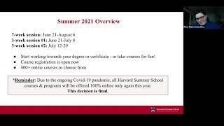 Harvard Extension School Webinar: Start your Extension Journey at Harvard Summer School