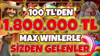 Slot Oyunları  Sizden Gelenler  100 TL 'den 1.800.000 TL | Milyon Kazanç | MAX WİNLER