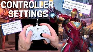 the BEST controller settings for Marvel Rivals - Aim Assist *EXPLAINED*