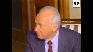 USA - Warren Christopher Meets Yitzhak Rabin