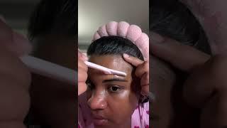 DERMAPLANING MY FACE #skincare #skincareroutine