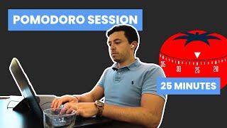 Office pomodoro session! 25 minutes of deep focus with LoFi music.