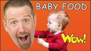 Baby Food | English Short Stories for Kids | Baby Steve and Maggie | Wow English TV | Cartoon Story