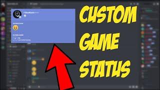 How To Put Custom Game Settings In Discord?!?!!?!?!!?