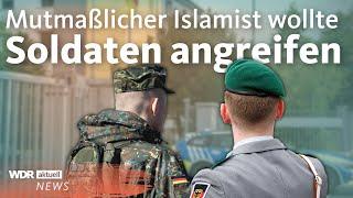 Festnahme: Mutmaßlicher Islamist wollte Soldaten mit Macheten töten | WDR Aktuelle Stunde