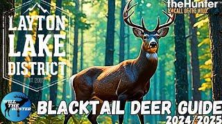 Layton Lakes Blacktail Deer Guide, Drink Zones, Best Guns + More | TheHunter Call Of The Wild 24/25