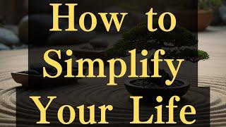 How to Simplify Your Life #yourmonkhaku #buddhism #motivation #mindfulness #meditation #simplelife