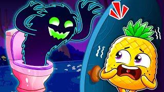 Monster in the Toilet | Something in the Dark Song | Yum Yum English Kids Songs