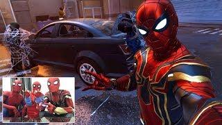 Spiderman Bros Playing Spider-man PS4!! Free Roam 17 minutes Gameplay GONE WRONG!