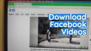 Download Facebook videos to your computer or smartphone