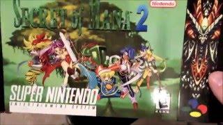 Secret of Mana 2 Reproduction Cart Boxing & Unboxing + Review