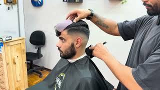 Como Fazer Corte Degrade MID FADE Para Barbeiros Iniciantes.