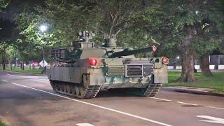 Tanks ROLLING IN THE STREETS in Washington DC