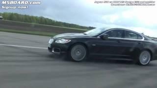 HD: Jaguar XFR vs BMW M5: M5BOARD.com