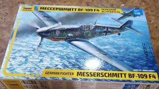 СБОРКА МОДЕЛИ MESSERSCHMITT BF-109 F4 ОТ ФИРМЫ [ZVEZDA]