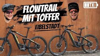 Flowtrail Eibelstadt mit dem E Bike und TOFFER auf dem HAIBIKE ALLMTN 3.5