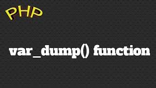 Var_dump() function in php| php in hindi