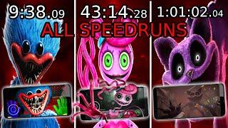 Poppy Playtime Chapter 1, 2, 3 Mobile ALL SPEEDRUNS (Android, iOS)