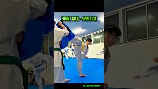 Front Kick-Spinning Kick #tutorial #training #shortsvideo #usa #shortvideo #yt #ytshorts #mma