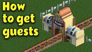 Guest Spawning and Advertising in RCT2 Explained