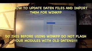 How To Update Datens And Import Them To Winkfp & NCS Expert !!!