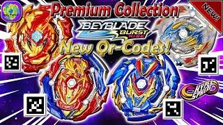 New QR-CODES Premium Collection Set | Новые Qr-Коды Premium Collection Set - Beyblade Burst Rise