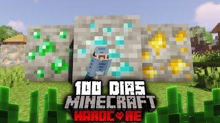 🟥SOBREVIVÍ 100 DIAS en MINECRAFT HARDCORE pero es 10 VECES MAS GRANDE y ESTO PASÓ️