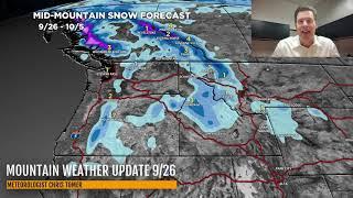 Mountain Weather Update 9/26, Meteorologist Chris Tomer