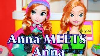 AllToyCollector Frozen Anna MEETS Anna Disney Princess Doll