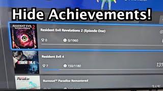 Xbox (Series X, S, One) How to Hide Achievements!