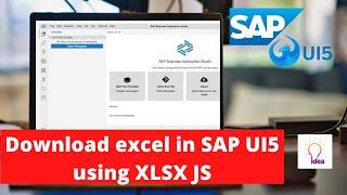 Download excel from table using XLSX JS | SheetJS Library in SAP UI5