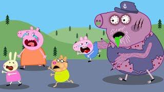 Zombie Apocalypse, Zombies Appear At The Pig City‍️ | Peppa Pig Funny Animation