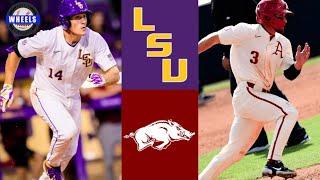 #15 LSU vs #6 Arkansas Highlights (Game 3) | 2022 College Baseball Highlights